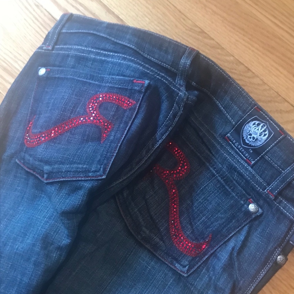 Rock and republic crystal denim